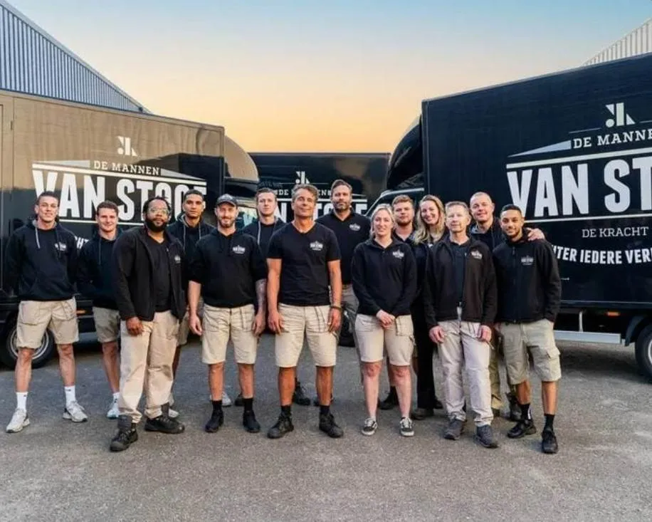 Team verhuizers van Stoof verhuisbedrijf Breda