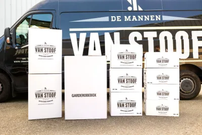 Tips bij verhuizen dozen op een rij